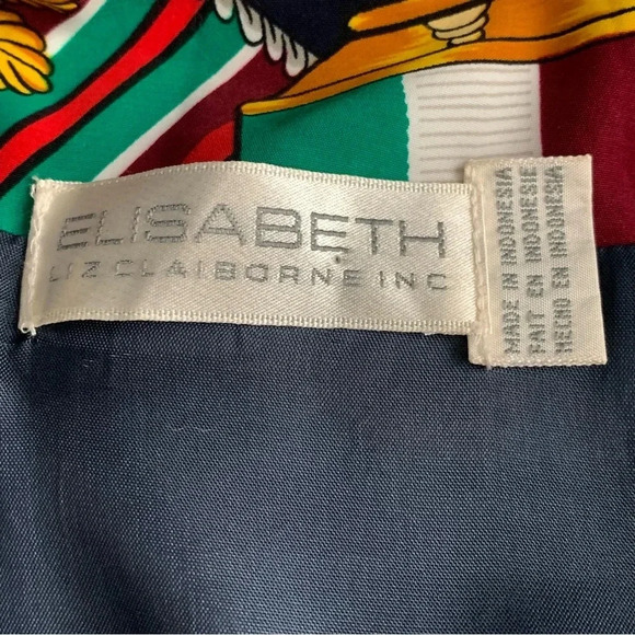 VTG Liz Claiborne Bomber Jacket Nautical Preppy Equestrian Old Money SZ 16 1X - Picture 12 of 15